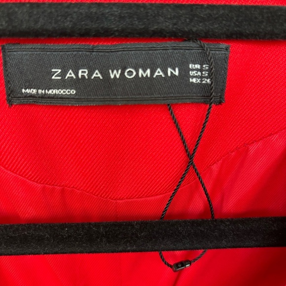 Zara Red Blazer Dress Size S - Picture 2 of 11